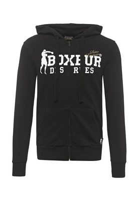 Boxeur Des Rues  BASIC HOODED FZIP SWEAT WITH FRONT LOGO